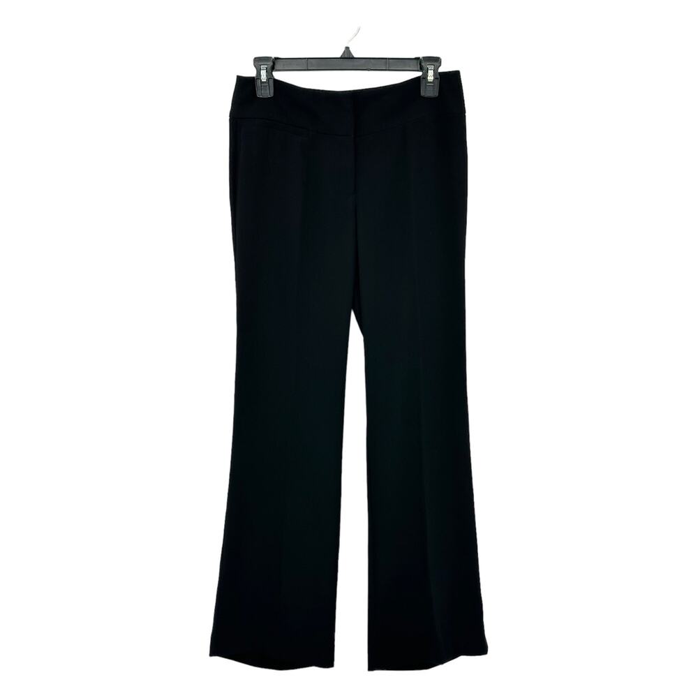 Eileen Fisher Dress Pant Women 2 Black Bootcut Mid Rise Office Staple Minimalist